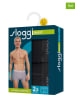 Sloggi 2er-Set: Boxershorts "Basic" in Schwarz