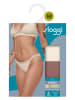 Sloggi 2er-Set: Strings "Go" in Creme/ Hellbraun