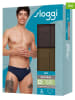 Sloggi 2er-Set: Slips "Go" in Khaki/ Braun