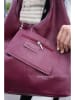 maison héritage PARIS Leren schoudertas "Rebe" bordeaux - (B)33 x (H)45 x (D)14 cm