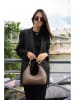 maison héritage PARIS Leder-Henkeltasche "Camila" in Beige - (B)30 x (H)24 x (T)10 cm