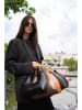 maison héritage PARIS Leder-Henkeltasche "Camila" in Beige - (B)30 x (H)24 x (T)10 cm