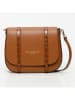 maison héritage PARIS Leren schoudertas "Nash" lichtbruin - (B)25 x (H)19 x (D)9 cm
