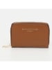maison héritage PARIS Leder-Geldbörse "Moni Box" in Hellbraun - (B)12 x (H)10 cm