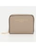 maison héritage PARIS Leder-Geldbörse "Mini Moni Box" in Beige - (B)11 x (H)9,5 cm
