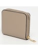 maison héritage PARIS Leder-Geldbörse "Mini Moni Box" in Beige - (B)11 x (H)9,5 cm