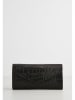 maison héritage PARIS Skórzany portfel "Barbi" w kolorze czarnym - 20 x 10 x 2 cm