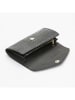 maison héritage PARIS Leder-Geldbörse "Barbi" in Schwarz - (B)20 x (H)10 x (T)2 cm