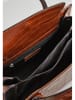 maison héritage PARIS Leren handtas "Trip Croco" lichtbruin - (B)30 x (H)24 x (D)15 cm