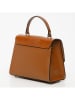 maison héritage PARIS Leder-Umhängetasche "Clau Croco" in Hellbraun - (B)26 x (H)20 x (T)9 cm