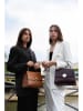 maison héritage PARIS Leder-Umhängetasche "Clau Croco" in Braun - (B)26 x (H)20 x (T)9 cm