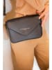 maison héritage PARIS Leder-Umhängetasche "Mariam" in Schwarz - (B)22 x (H)16 x (T)6 cm