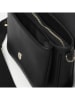 maison héritage PARIS Leder-Umhängetasche "Mariam" in Schwarz - (B)22 x (H)16 x (T)6 cm
