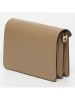 maison héritage PARIS Leder-Umhängetasche "Vic" in Beige - (B)23 x (H)15 x (T)6 cm