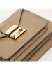 maison héritage PARIS Leder-Umhängetasche "Vic" in Beige - (B)23 x (H)15 x (T)6 cm