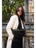 maison héritage PARIS Leder-Brustbeutel "Rachel Croco" in Schwarz - (B)34 x (H)17 cm