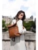 maison héritage PARIS Leder-Rucksack "Vale" in Hellbraun - (B)35 x (H)33 x (T)11 cm
