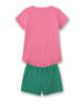 Sanetta Pyjama roze/donkergroen
