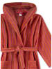 Sanetta Bademantel in Rot/ Orange