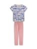 Sanetta Pyjama lichtroze/crème/blauw