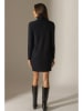 Perfect Cashmere Kasjmieren gebreide jurk "Amanda" donkerblauw