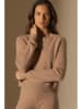 Perfect Cashmere Kaszmirowy sweter "Lila" w kolorze jasnobrązowym