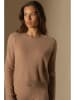 Perfect Cashmere Kaszmirowy sweter "Lila" w kolorze jasnobrązowym