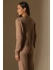 Perfect Cashmere Kaszmirowy sweter "Lila" w kolorze jasnobrązowym