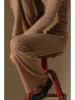 Perfect Cashmere Kaszmirowe spodnie "Eloa" w kolorze jasnobrązowym