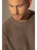 Perfect Cashmere Kaszmirowy sweter "Aidan" w kolorze jasnobrązowym