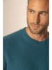 Perfect Cashmere Kasjmieren trui "Aidan" turquoise