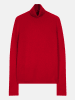 Perfect Cashmere Kaschmir-Rollkragenpullover "Ashley" in Rot