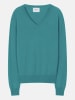 Perfect Cashmere Kaschmir-Pullover "Kalie" in Türkis
