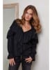 Joséfine Bluse in Schwarz