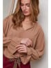Joséfine Bluse in Hellbraun