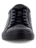 Ecco Leder-Sneakers in Schwarz