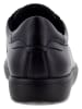 Ecco Leder-Sneakers in Schwarz