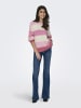 ONLY Pullover in Pink/ Creme