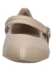 Paul Green Leder-Spangenballerinas in Beige