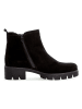 Gabor Leder-Boots in Schwarz