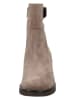 Gabor Leren enkellaarzen beige