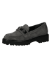 Gabor Leren mocassins grijs