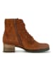 Gabor Leder-Stiefeletten in Hellbraun
