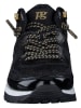 Paul Green Leder-Sneakers in Schwarz