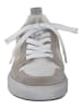 Paul Green Leder-Sneakers in Beige/ Weiß