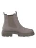 Paul Green Leder-Chelsea-Boots in Grau