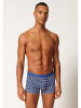 Skiny 2er-Set: Boxershorts in Schwarz/ Blau