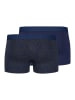 Skiny 2er-Set: Boxershorts in Dunkelblau