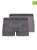 Skiny 2-delige set: boxershorts grijs/antraciet