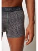 Skiny 2er-Set: Boxershorts in Grau/ Anthrazit